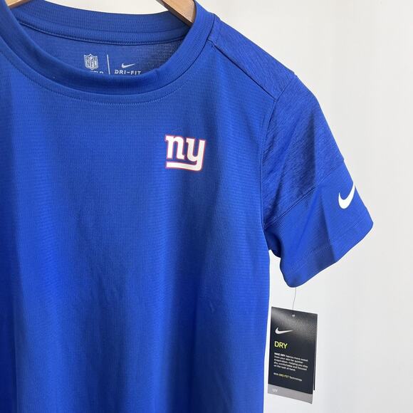 NWT New York GIANTS Nike Dri-fit Performance On FIELD‎ Women's Tee Shirt Size XS - Picture 2 of 5